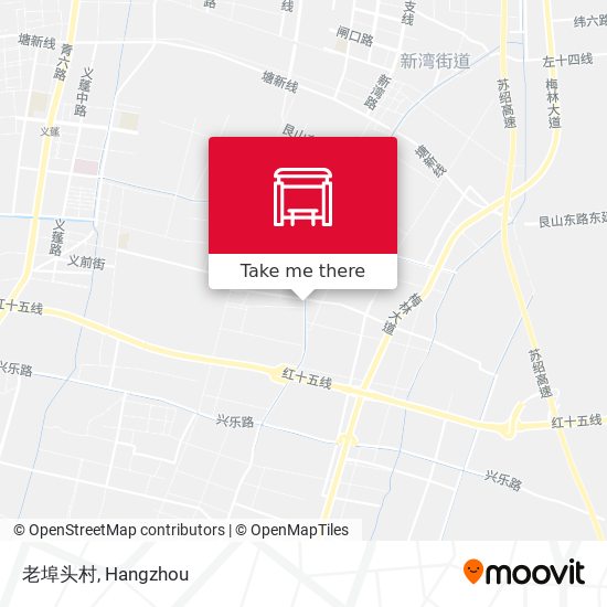 老埠头村 map