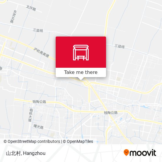 山北村 map