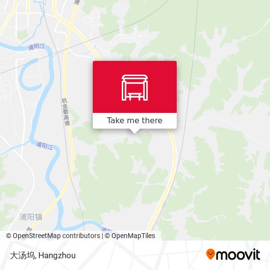 大汤坞 map