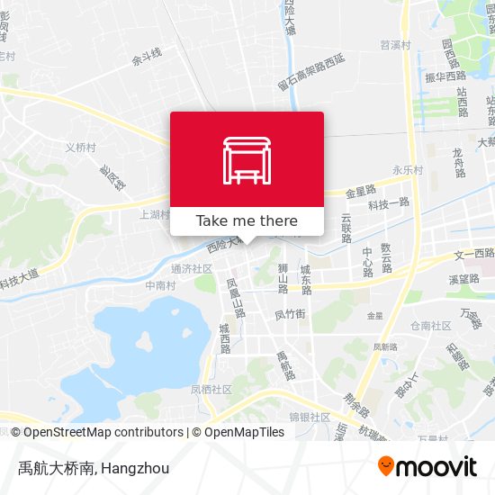 禹航大桥南 map