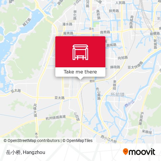 岳小桥 map