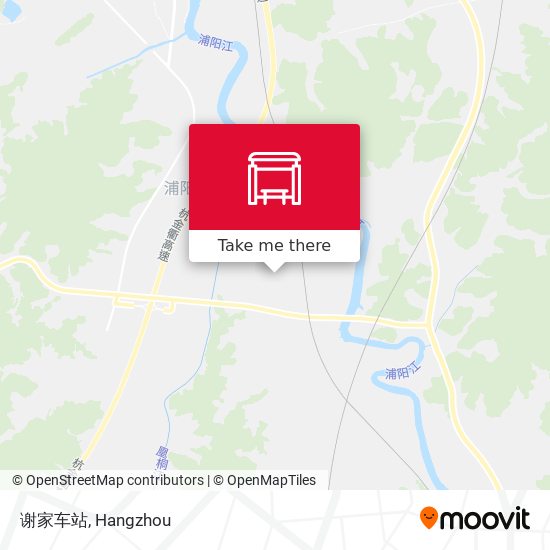 谢家车站 map