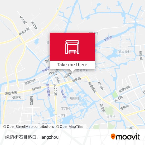绿荫街石目路口 map
