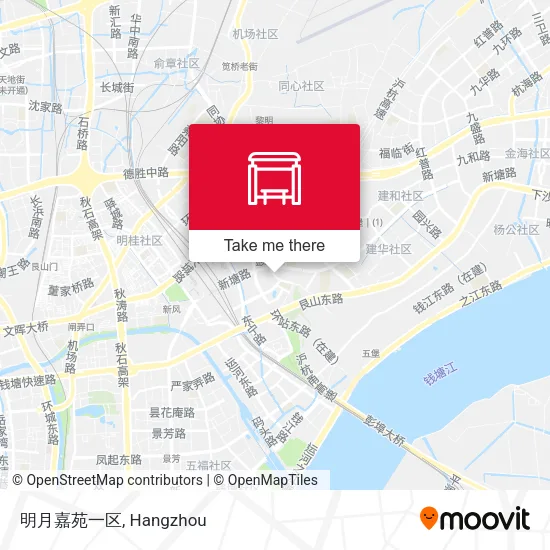 明月嘉苑一区 map