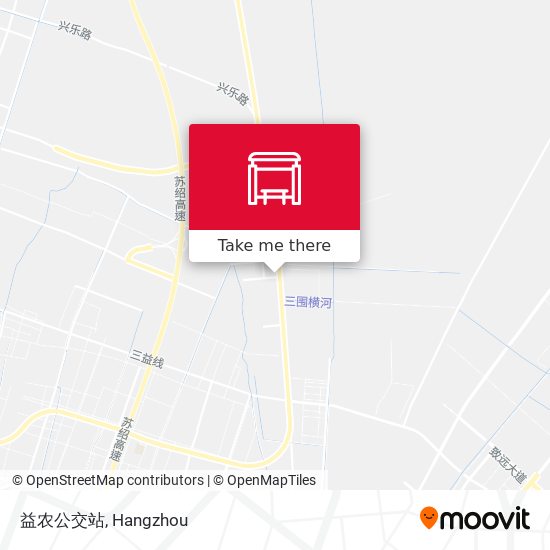 益农公交站 map