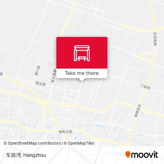 车路湾 map