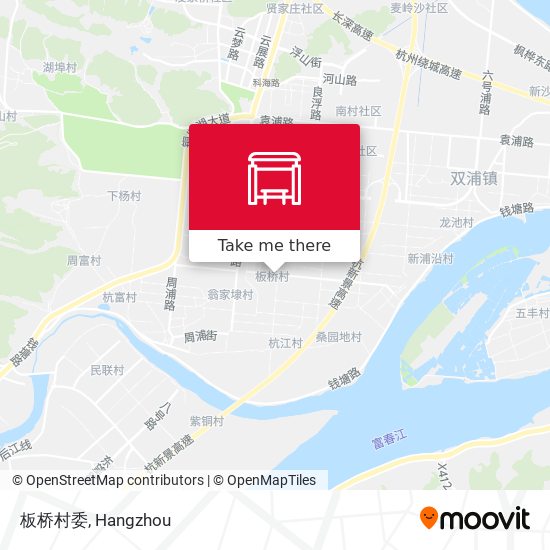 板桥村委 map