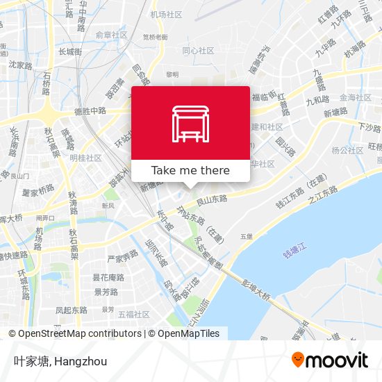叶家塘 map