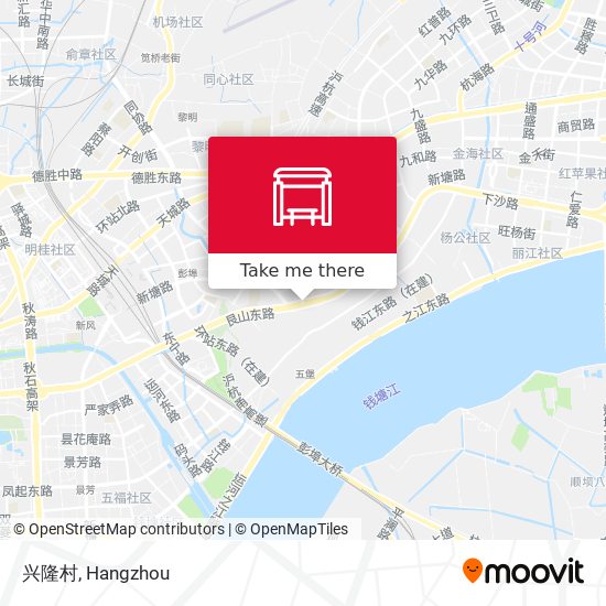 兴隆村 map
