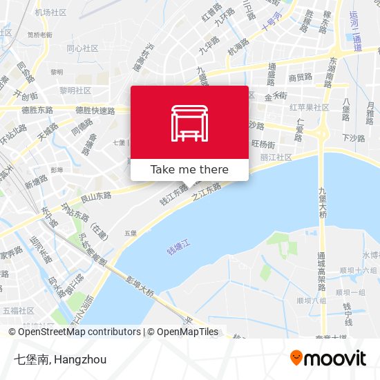 七堡南 map