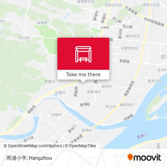 周浦小学 map