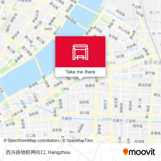 西兴路物联网街口 map