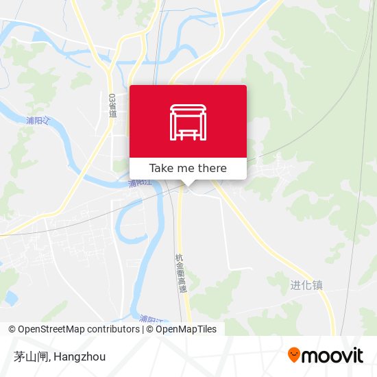 茅山闸 map