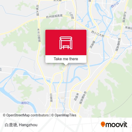 白鹿塘 map