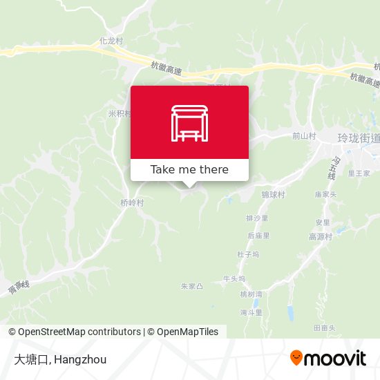 大塘口 map