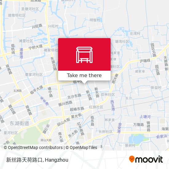 新丝路天荷路口 map