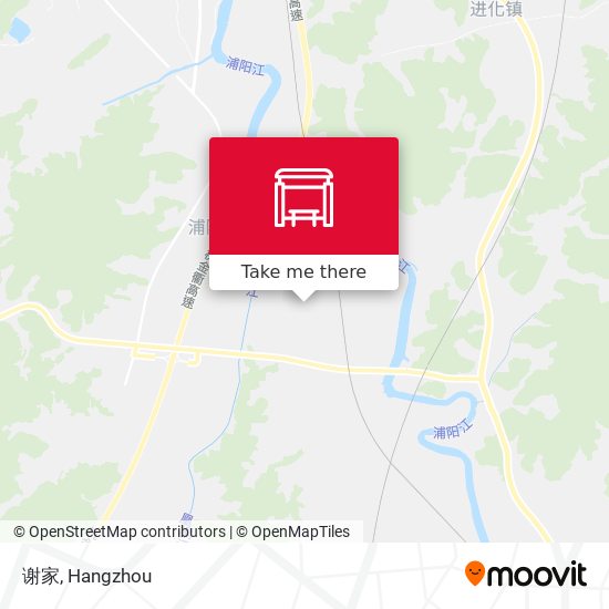 谢家 map