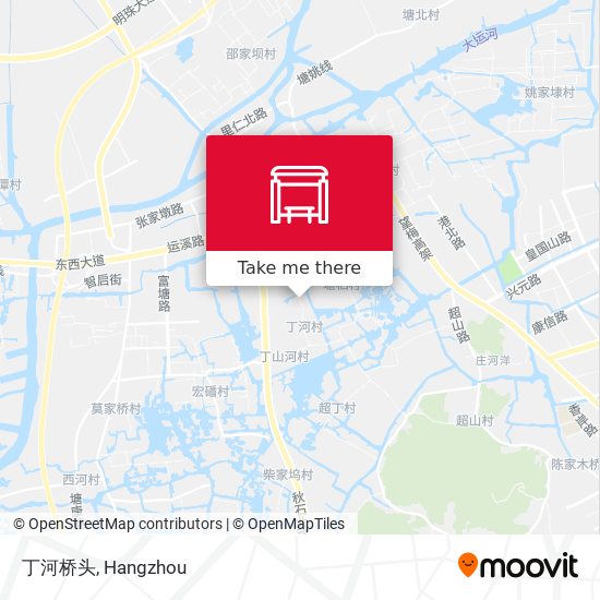 丁河桥头 map