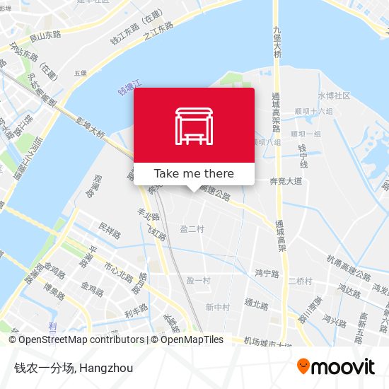 钱农一分场 map