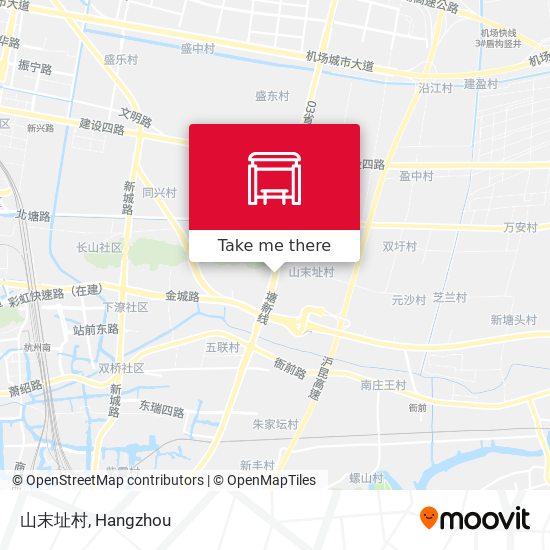 山末址村 map