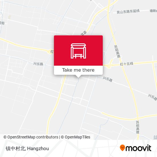 镇中村北 map