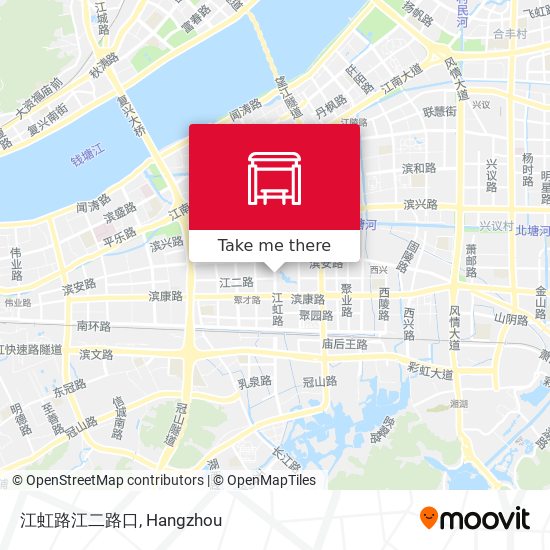 江虹路江二路口 map