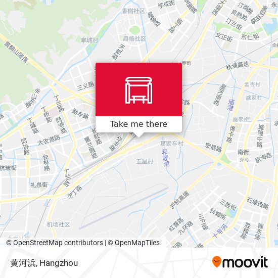 黄河浜 map