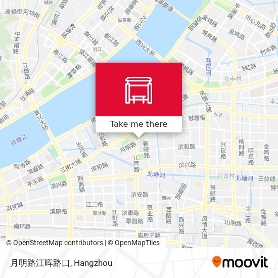 月明路江晖路口 map