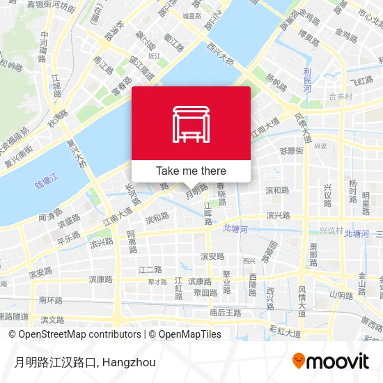 月明路江汉路口 map