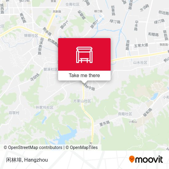 闲林埠 map