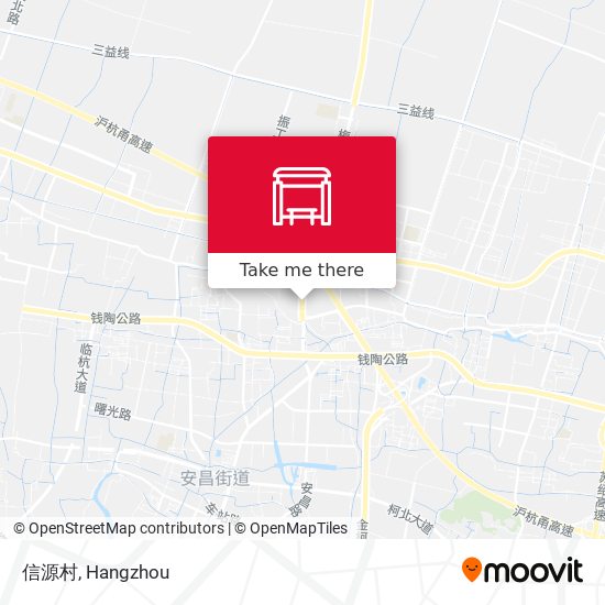 信源村 map