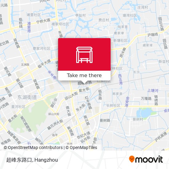 超峰东路口 map