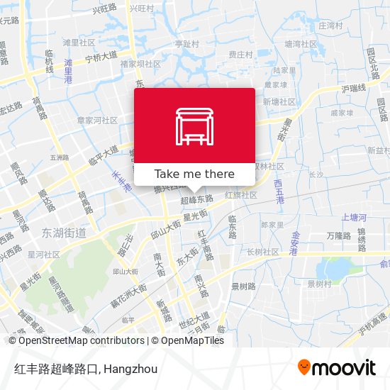 红丰路超峰路口 map