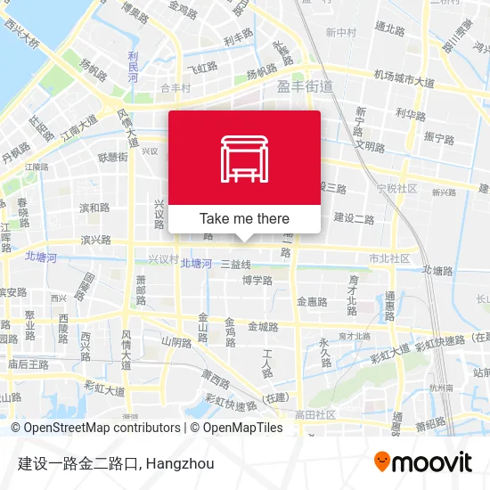 建设一路金二路口 map