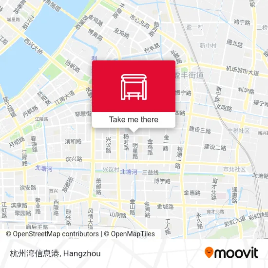 杭州湾信息港 map
