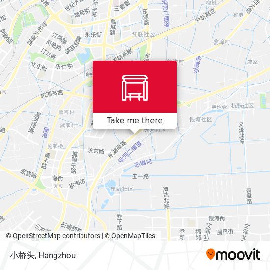小桥头 map