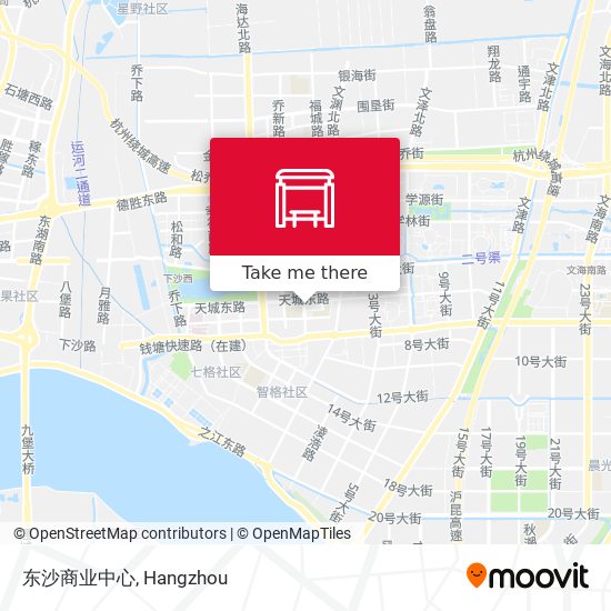 东沙商业中心 map