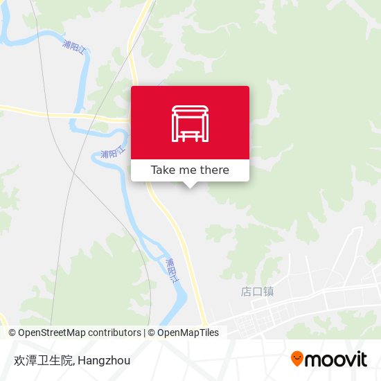 欢潭卫生院 map