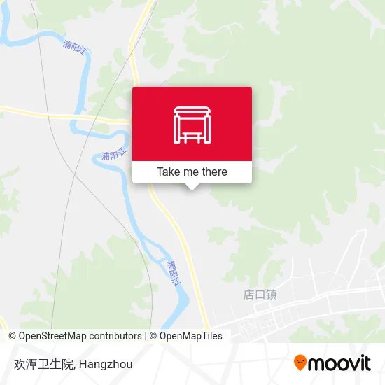 欢潭卫生院 map