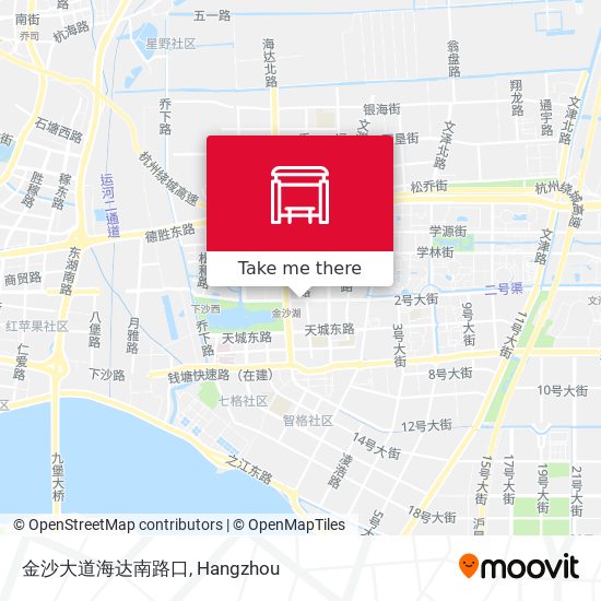 金沙大道海达南路口 map