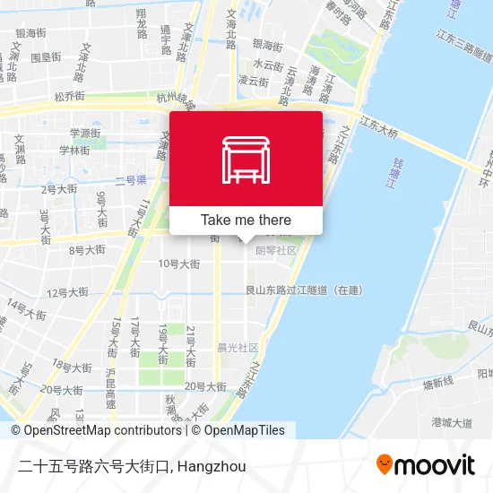 二十五号路六号大街口 map
