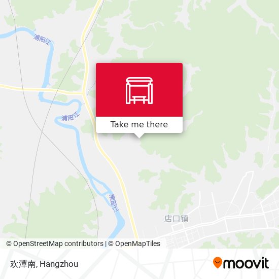 欢潭南 map