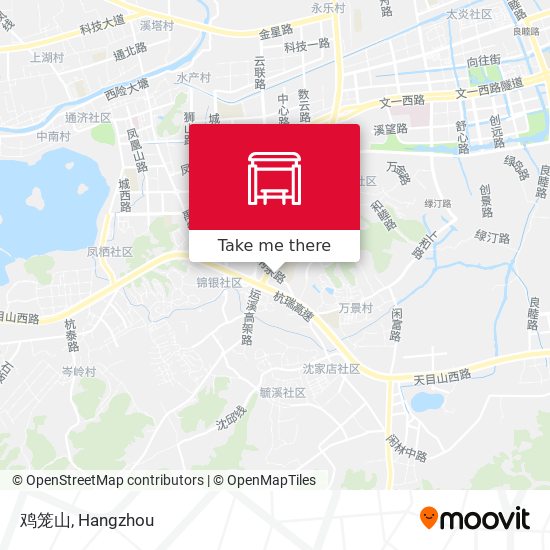 鸡笼山 map