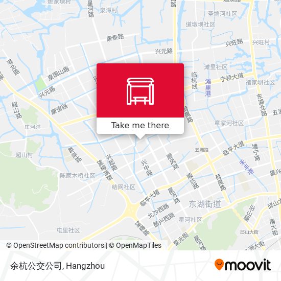 余杭公交公司 map