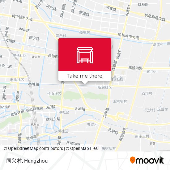 同兴村 map