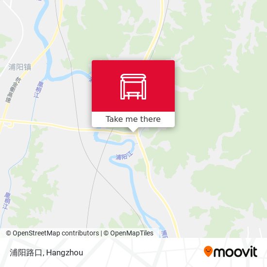 浦阳路口 map