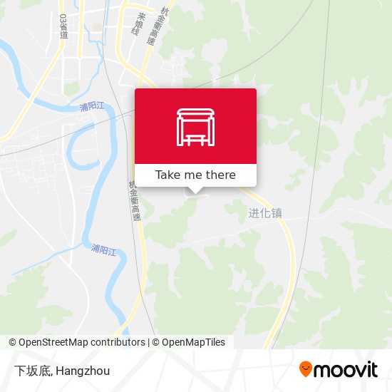 下坂底 map