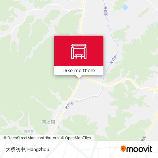 大桥初中 map