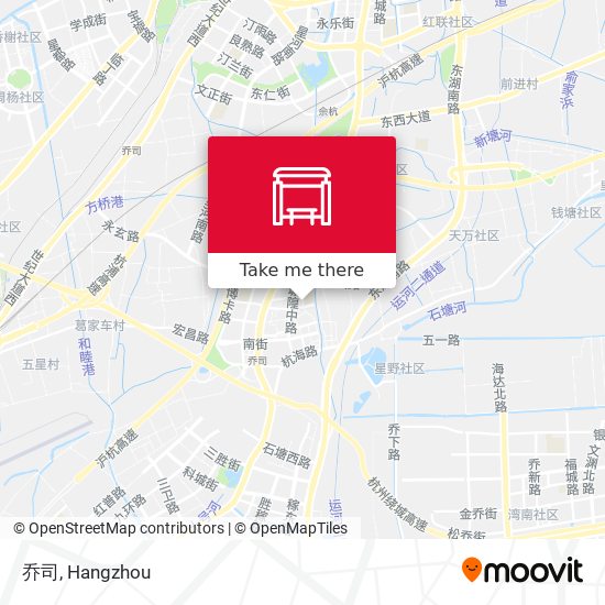 乔司 map