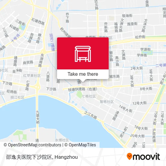邵逸夫医院下沙院区 map